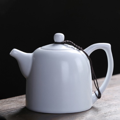Pure white porcelain Jin Kwon-ho tea pot 200 ml