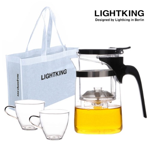 Lightking G-11 Heat Resistant Glass Teapot Teapot Set