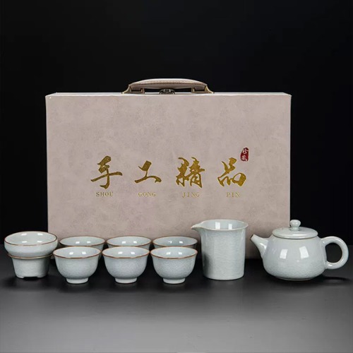 Tetae Wolbaek Tea Pottery Tea Set Tea Ceremony Set 9p