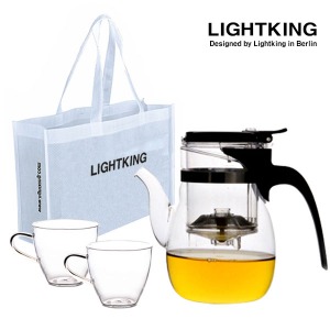 Lightking G-03 Heat Resistant Glass Teapot Teapot Set