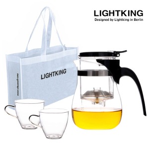 Lightking G-13 Heat Resistant Glass Teapot Teapot Set
