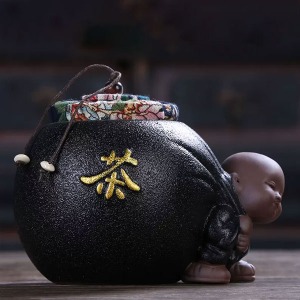 ceramic tea cask for carrying on one&#039;s back