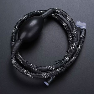 rope type tea plate rubber hose black white 90 cm