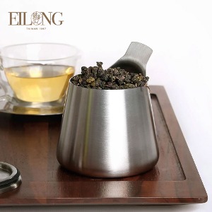 Eilong Mountain View Silver Tea Canister 350 ml