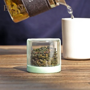 Elong Mini Portable Coffee Tea Canister - Green